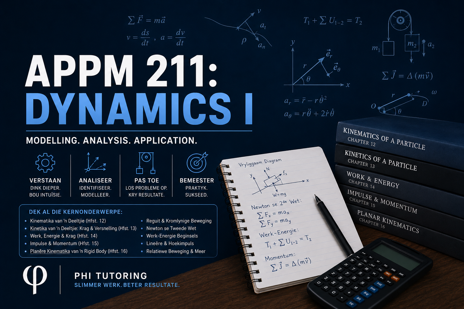 APPM 211: Dynamics I (Afrikaans)