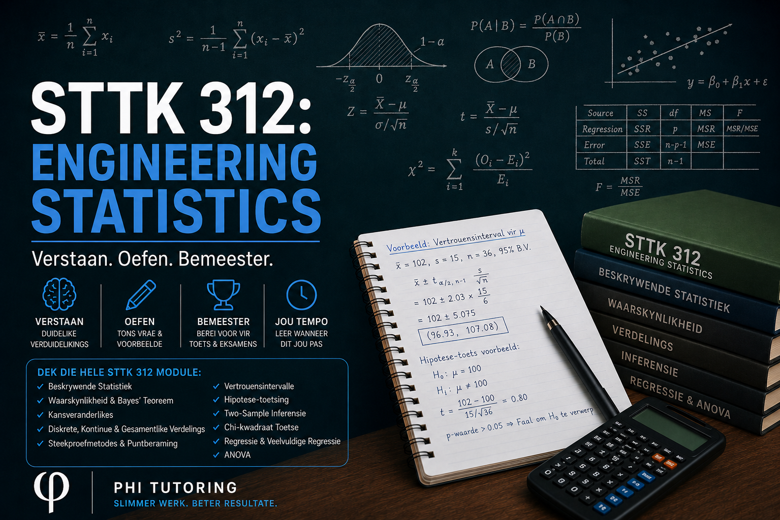 STTK 312: Engineering Statistics (Afrikaans/English)